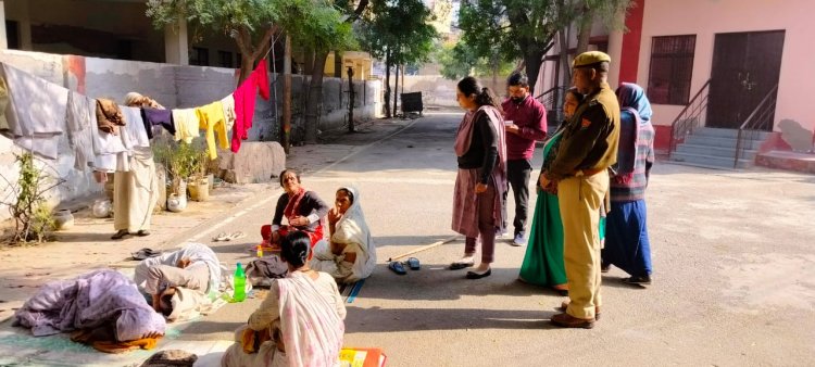 वृन्दावन स्थित महिला आश्रय सदनों का आकस्मिक निरीक्षण एवं विधिक साक्षरता शिविर का आयोजन