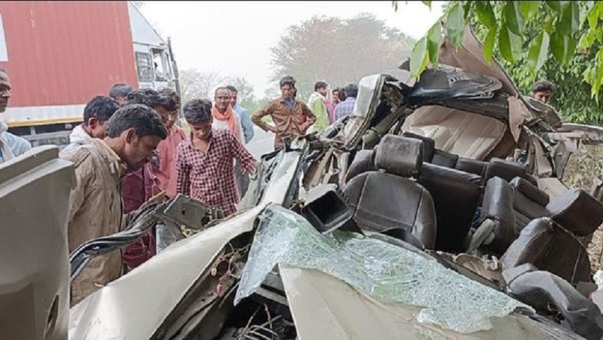 श्रावस्ती में बौद्ध परिपथ पर सड़क दुर्घटना में छह की मौत, आठ घायल