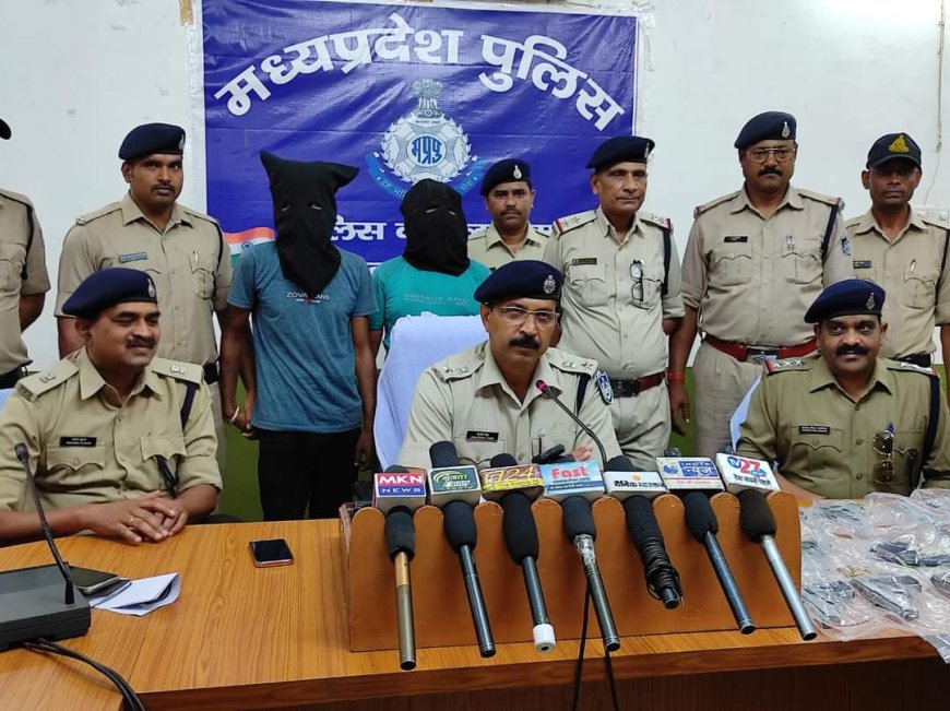 शिवपुरी पुलिस ने अवैध हथियारों के साथ दो तस्करों को गिरफ्तार किया