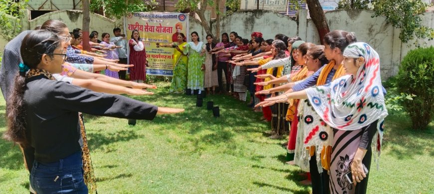 विश्व पर्यावरण के दिवस के अवसर पर पर्यावरण संरक्षण की दिलायी गई शपथ 