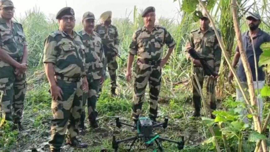 पाकिस्तान सीमा से भारतीय क्षेत्र में घुसपैठ करने वाले ड्रोन को बीएसएफ ने मार गिराया