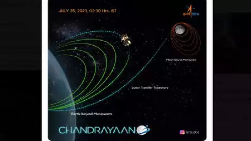 इसरो ने चंद्रयान-3 को चंद्रमा की कक्षा में ऊपर उठाने की पांचवीं कवायद सफलतापूर्वक पूरी की