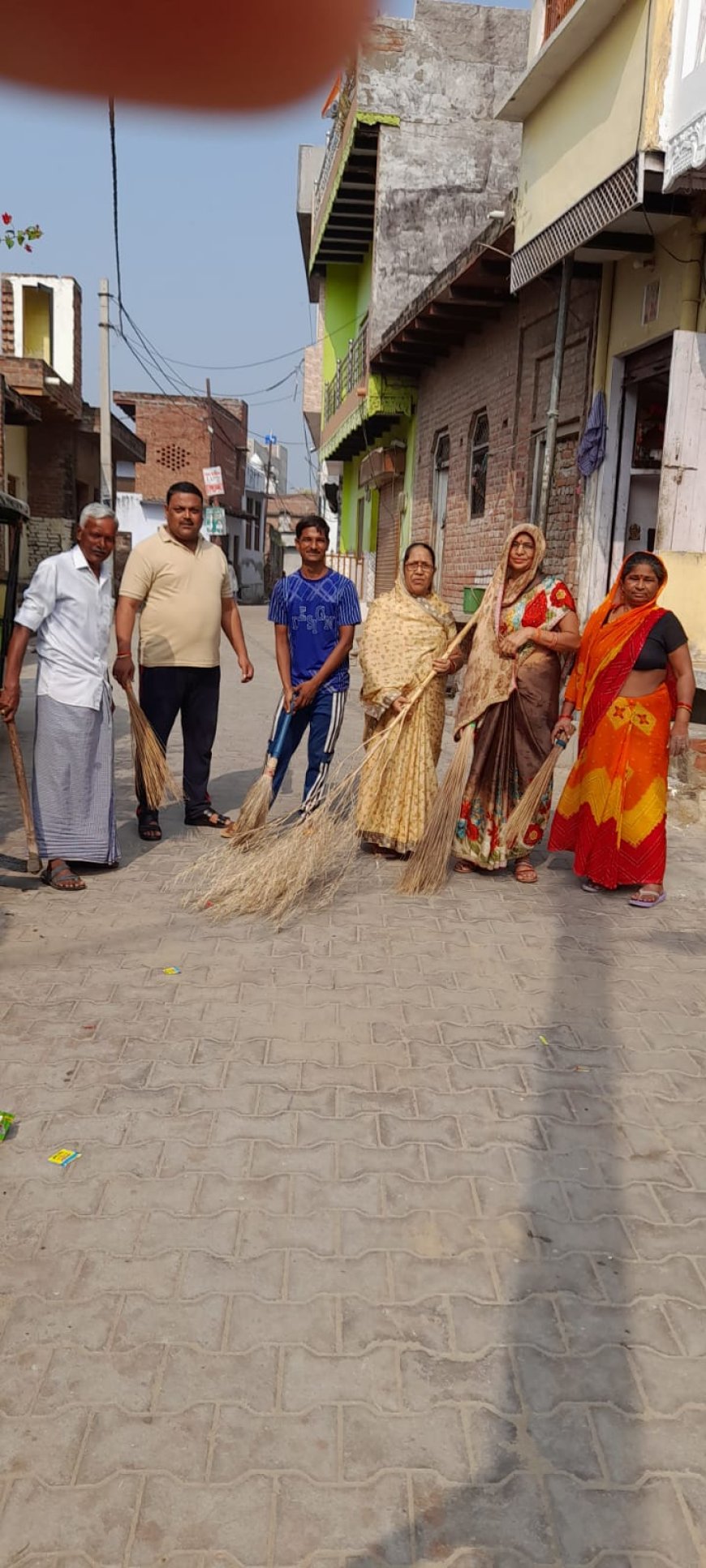 भाजपा महिला मोर्चा उपाध्यक्ष के नेतृत्व में चलाया गया स्वच्छता अभियान