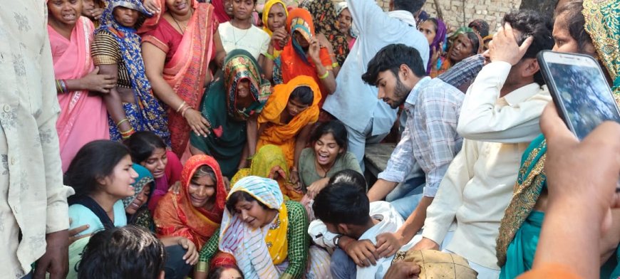 गांव आलमपुर में ट्रैक्टर में कटर लगाते समय हुआ हादसा, महिला की मौत