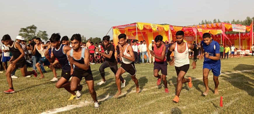 एथलेटिक्स प्रतियोगिता के तहत विभिन्न प्रतियोगिताएं का हुआ आयोजन 