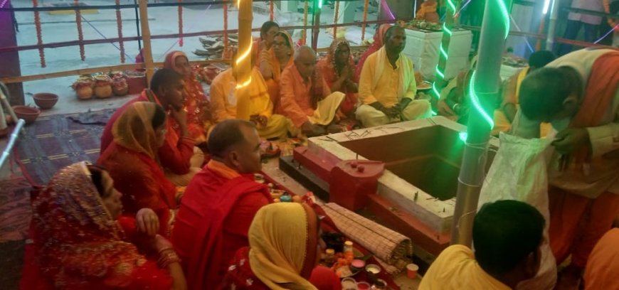 SHIV PRANPRATISHTHA CUM RUDRA MAHA YAGY7A AT KARISATH