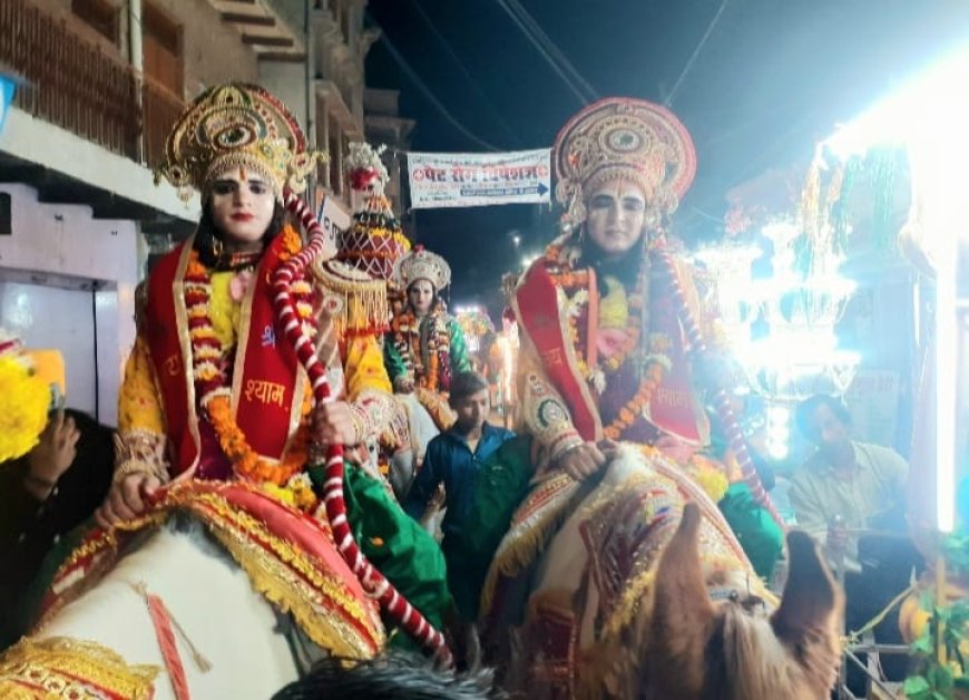 श्रीराम बारात में हुआ त्रैता युग का सृजन -घर-घर, द्वार-द्वार और बाजारों में हुई पुष्प वर्षा, इस मोके पर बहुत याद आये स्व०  कैलाश चंद बूटिया