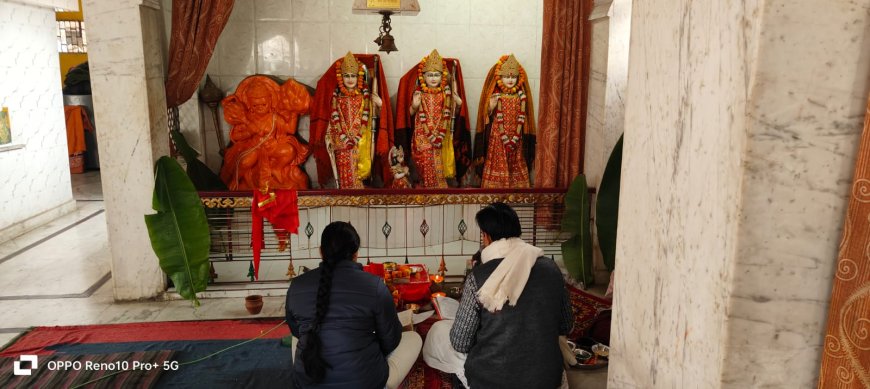 रामलला की प्राण प्रतिष्‍ठा को लेकर कस्बे में युद्ध स्तर पर तैयार शुरू