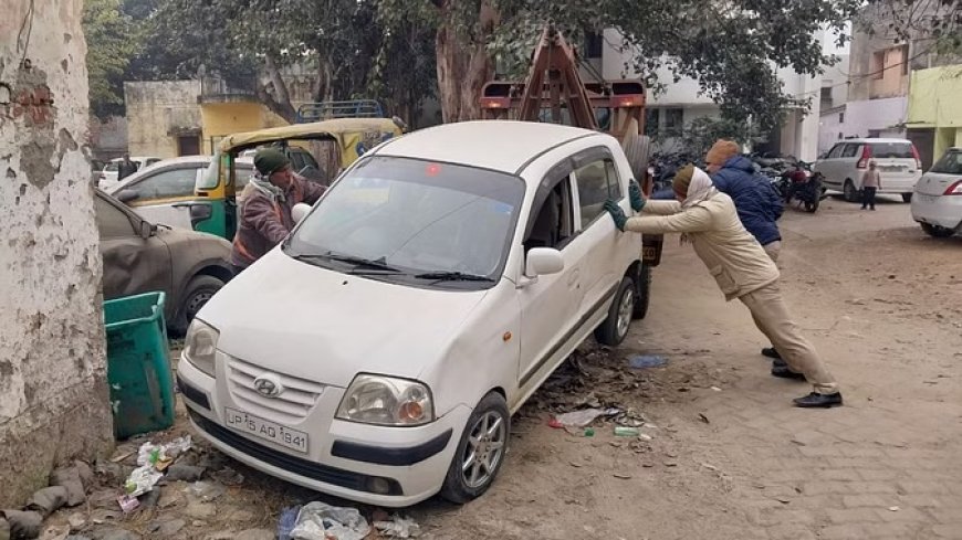 बदमाशों ने बदल दिया था कार का नंबर, फिर भी हुए ट्रैक