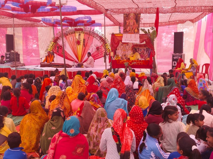 माता जगदम्बा ब्रह्मा विष्णु महेश की आराध्य देवी है :- आचार्य अवधेश शरण शुक्ल 