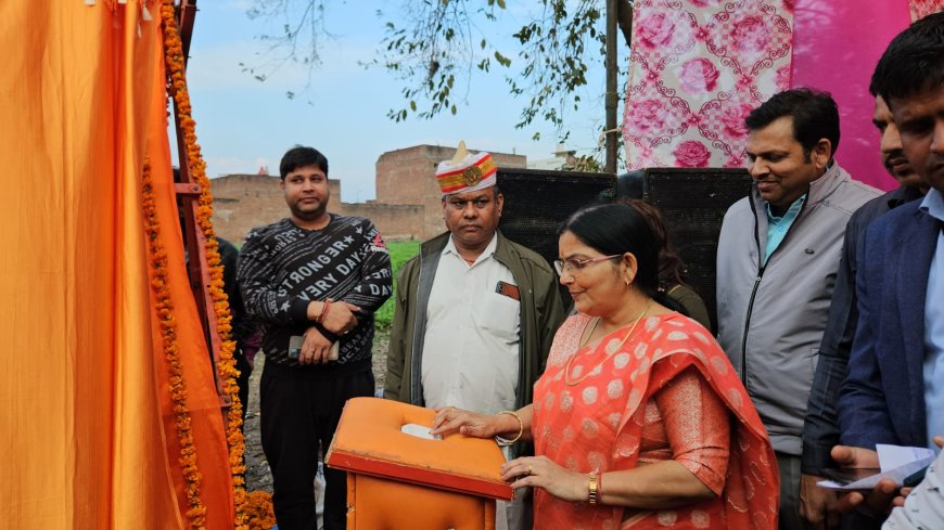 2 करोड़ 75 लाख से बनेगा रोडवेज बस स्टैंड, उच्च शिक्षा राज्य मंत्री ने किया शिलान्यास