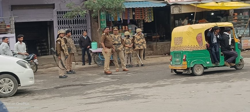 शाहाबाद : आधा दर्जन से अधिक स्थानों पर किया गया दंगा नियंत्रण पूर्वाभ्यास