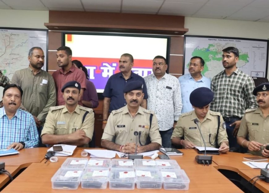 लोकसभा चुनाव से पहले पुलिस को बड़ी सफलता, 10 पिस्टल के साथ चार हथियार तस्कर गिरफ्तार