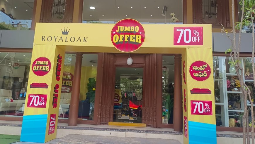 Royaloak Announces Jumbo Offer in their Hyderabad Stores, Up to 70-Off