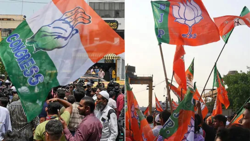 राजस्थान में BJP को झटका, 14 पर भाजपा को बढ़त, कांग्रेस आठ सीट पर आगे
