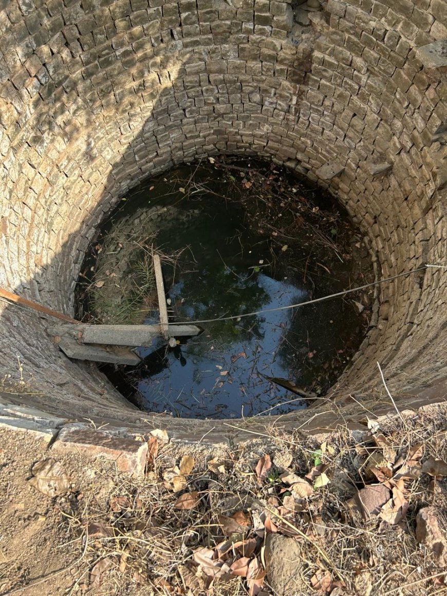 जल गंगा संर्वधन अभियान के तहत जपं गुना क्षेत्र के कंजा गांव में किया गया कार्यो का निरीक्षण, जल संरक्षण के लिये कुएं का कराये जीर्णोद्धार - कलेक्‍टर 