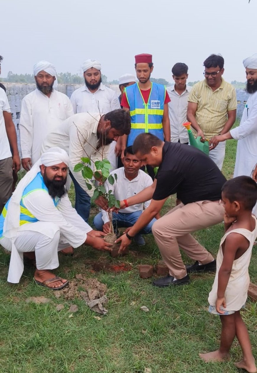 कस्बा सहित ग्रामीण क्षेत्र में विभिन्न सामाजिक संगठनों ने वृक्षारोपण अभियान में बढ़-चढ़कर की भागीदारी