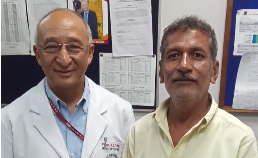 AIIMS ophthalmologist Dr. Titiyal operated