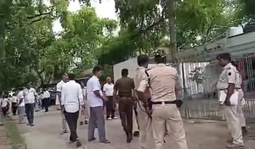 गया के शेरघाटी कोर्ट में फायरिंग, हत्याकांड के आरोपी सहित एक पुलिसकर्मी को लगी गोली