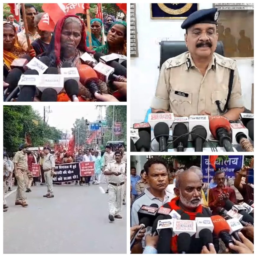 बेटे की अस्थियों के साथ IG ऑफिस पहुंची मां, बोली जब तक दोषी पुलिसकर्मियों को सजा नहीं मिलती गंगा जी में विसर्जन नहीं करुँगी