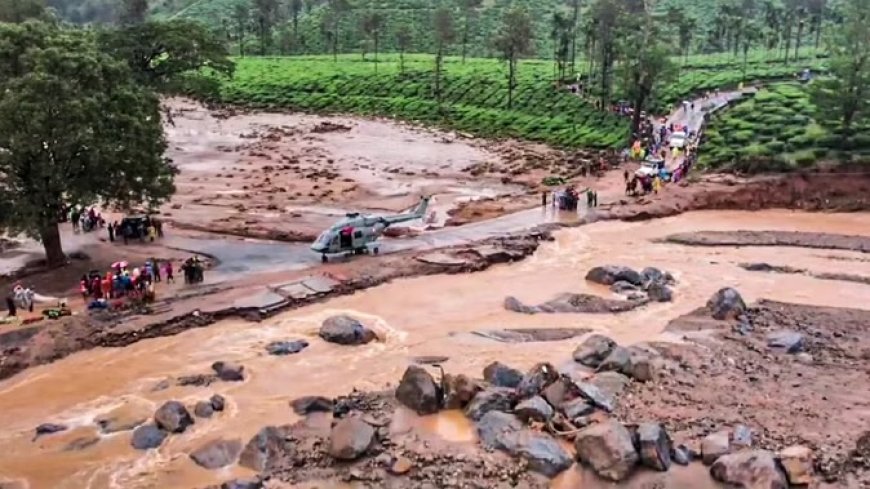 वायनाड: अब तक 276 लोगों की मौत, 250 लापता; इसरो का दावा- 13 फुटबॉल मैदान जितना क्षेत्र भूस्खलन में धंसा