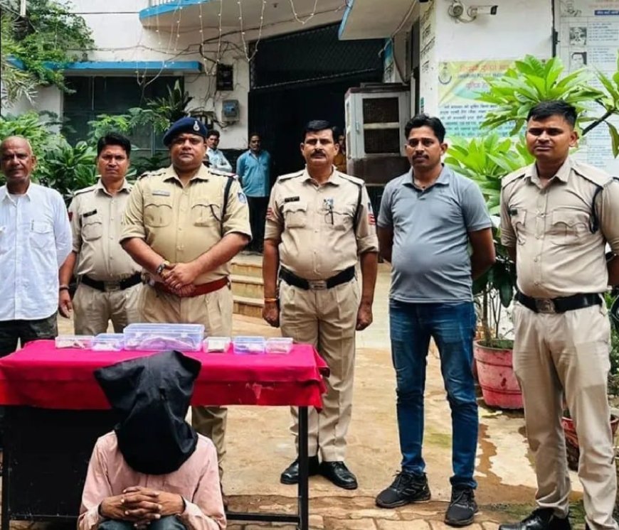 शिवपुरी कोतवाली पुलिस ने नोहरीखुर्द मंदिर से दो बार से चोरी करने वाले चोर को किया गिरफ्तार