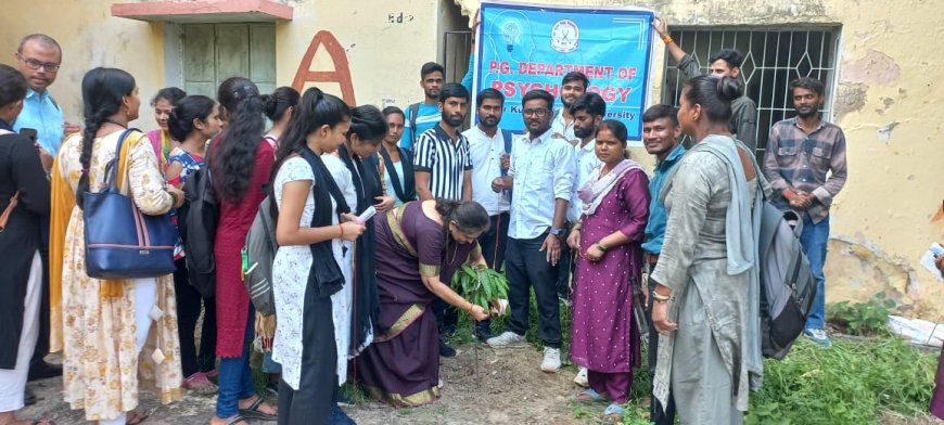 DEPARTMENT OF PSYCHOLOGY, VKSU, ORGANIZE RAKSHABANDHAN SUTRA PROGRAMME