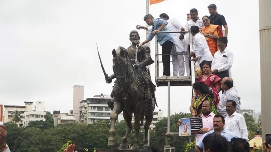 शिवाजी की प्रतिमा ढहने के मामले में बड़ी कार्रवाई; संरचना सलाहकार चेतन पाटिल गिरफ्तार