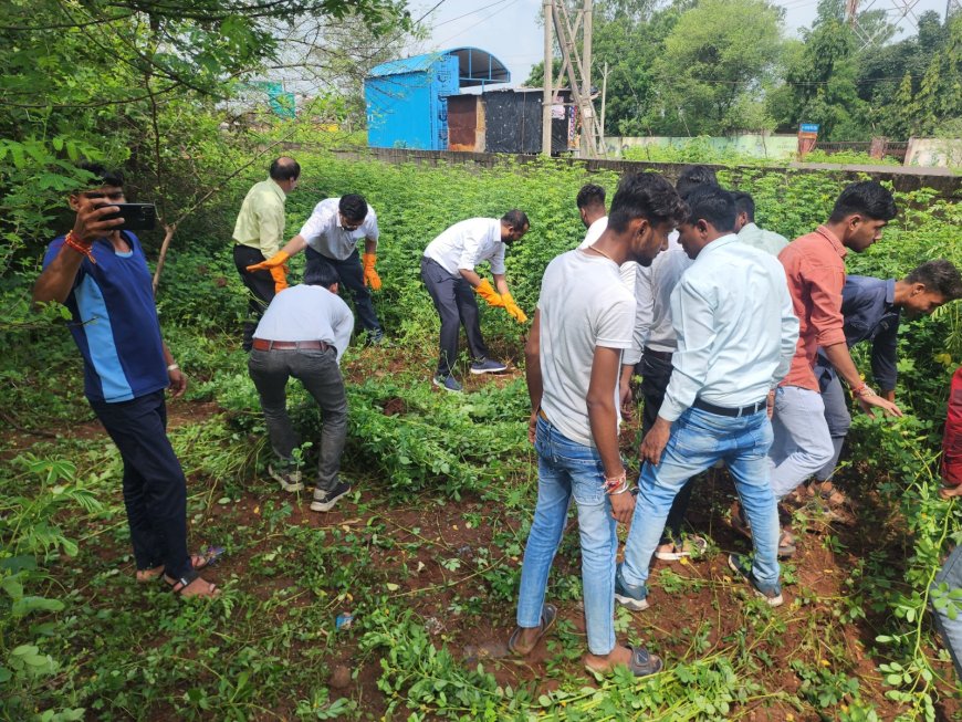 नप. आरोन में सामाजिक कार्यकर्ताओं द्वारा आरोन में चलाया गया साफ-सफाई का अभियान