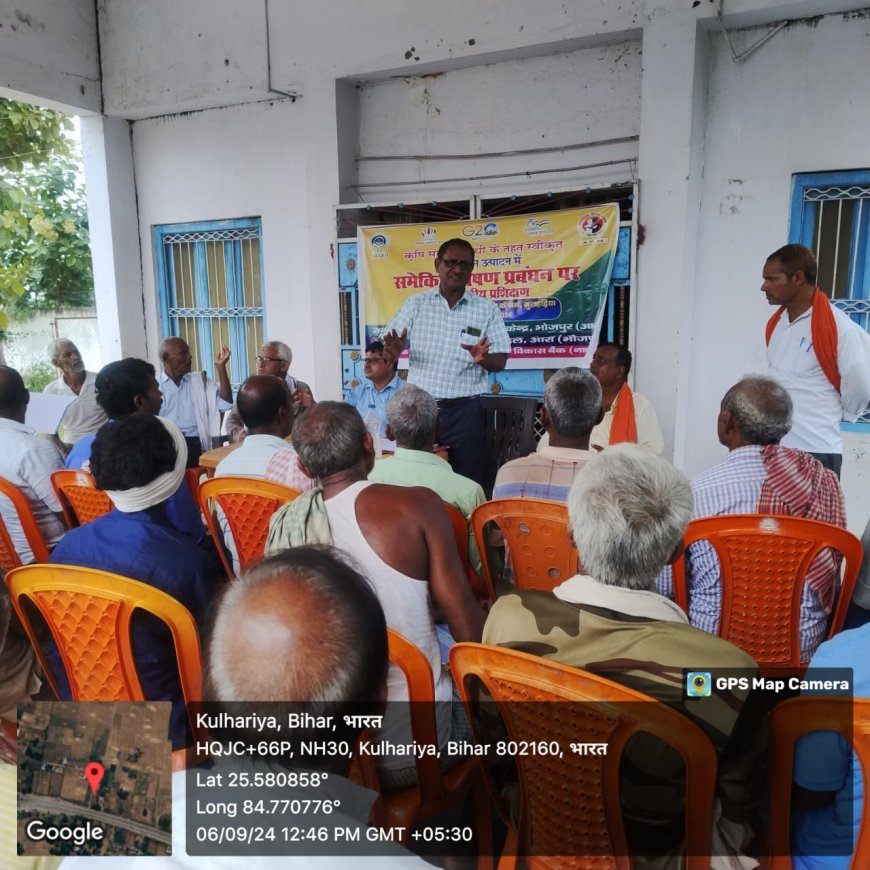 FARMERS TRAINING ORGANIZED ON SRI ANNA