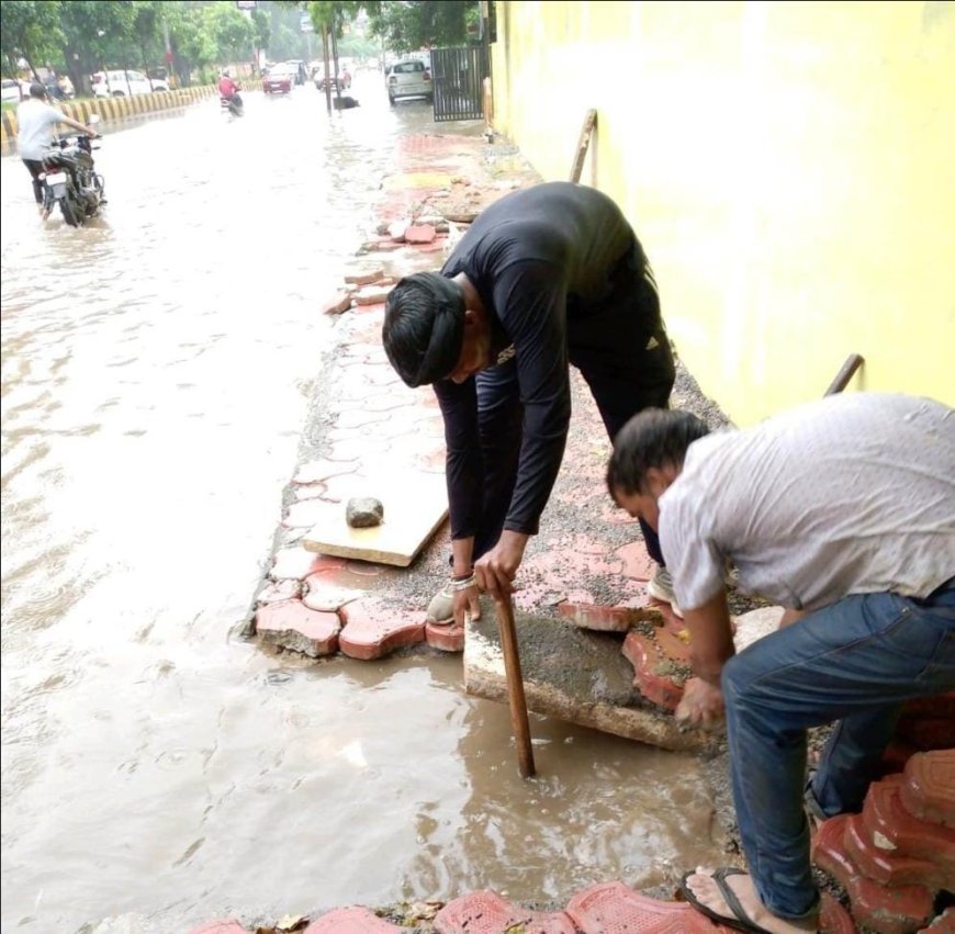 बारिश ने खोली नगर निगम की पोल, पानी निकासी के लिए मशक्कत, बाढ़ नियंत्रण कक्ष स्थापित, प्रभारी मंत्री ने अफसरों को दिए कड़े निर्देश