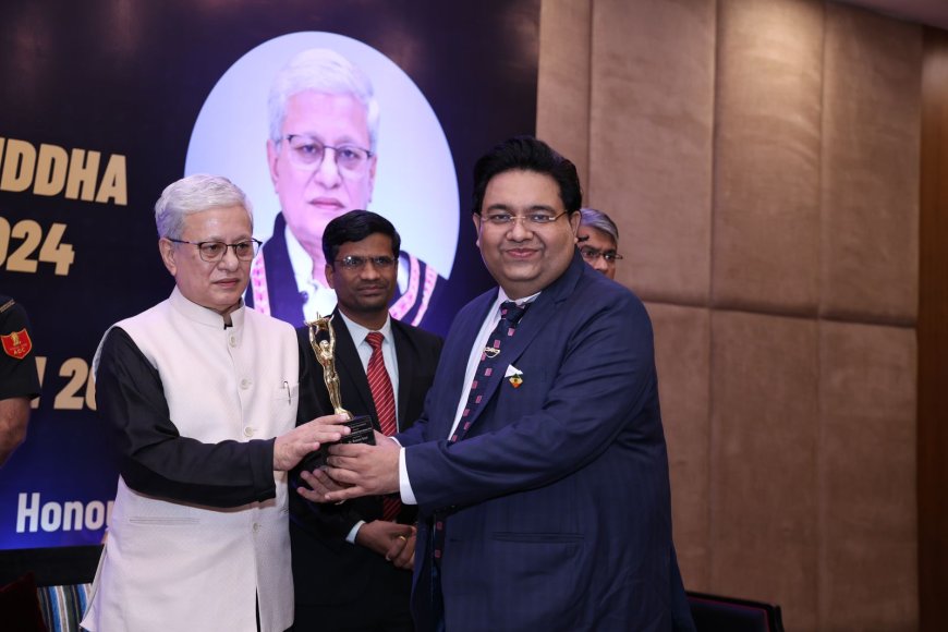 Basant Goyal honoured with two prestigious awards