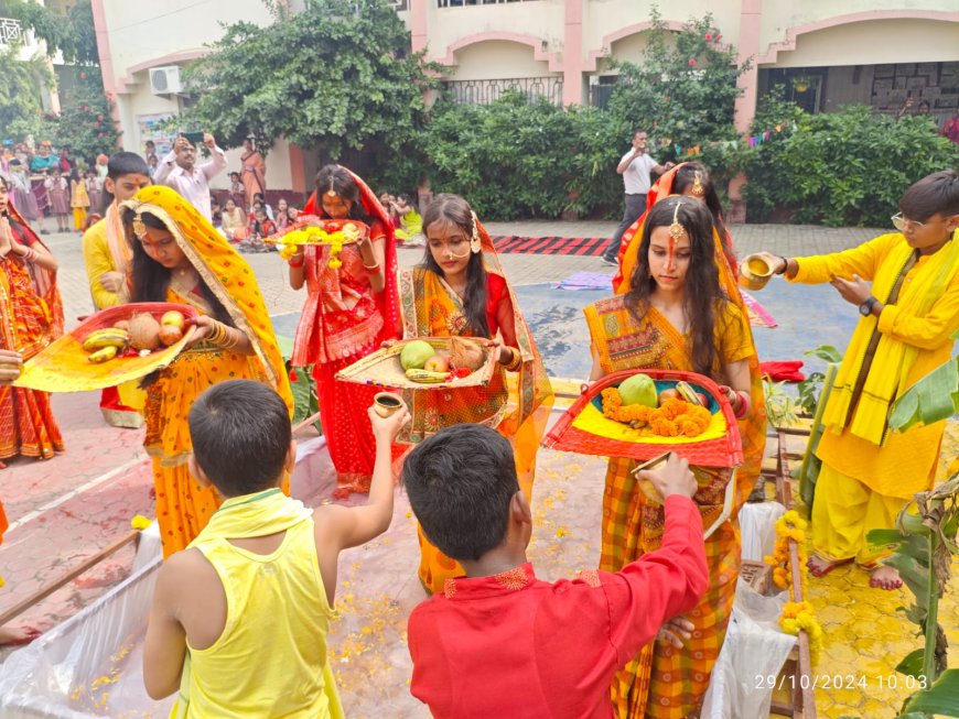 CULTURE PROGRAMME ORGANIZED BYTHE BSDAV SCHOOL  CHILDREN WILL STRENGTHEN THE UNIQUE HERITAGE OF THEIR TRADITION AND CULTURE—PRINCIPAL NISHU JAISWAL