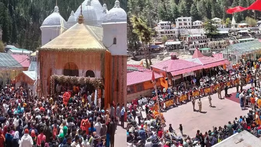 गंगोत्री-यमुनोत्री धाम में दीपोत्सव के साथ शुरू हुई कपाटबंदी प्रक्रिया