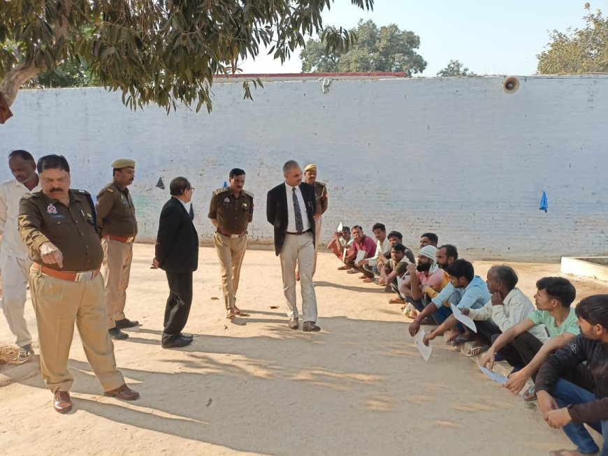 अपर जिला जज ने किया जिला कारागार का निरीक्षण