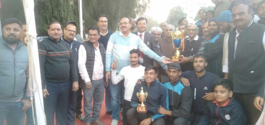 MAHARAJA COLLEGE IS WINNER WHILE H D JAIN COLLEGE IS RUNNER UP IN THE INTER-COLLEGE ATHLETIC MEET