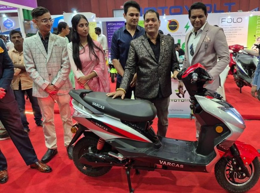 Aman High Speed in Electrical 2 Wheeler Segment at EV Exhibition in Hyderabad Hitex