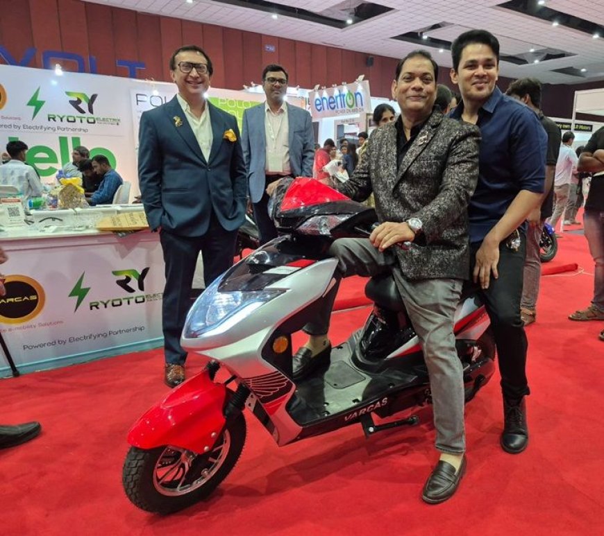 Aman High Speed in Electrical 2 Wheeler Segment at EV Exhibition in Hyderabad Hitex