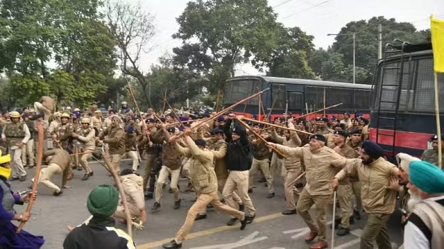 चंडीगढ़-मोहाली बॉर्डर पर कौमी इंसाफ मोर्चा व पुलिस के बीच झड़प, लाठीचार्ज, तनाव का माहौल