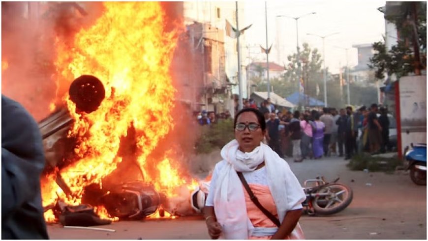 कामजोंग जिले में असम राइफल्स के शिविर पर भीड़ का हमला, जवाब में दागे आंसू गैस के गोले