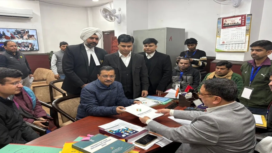 नई दिल्ली सीट से केजरीवाल ने दाखिल किया नामांकन, कहा - इस बार भी काम की राजनीति चुनेगी दिल्ली की जनता