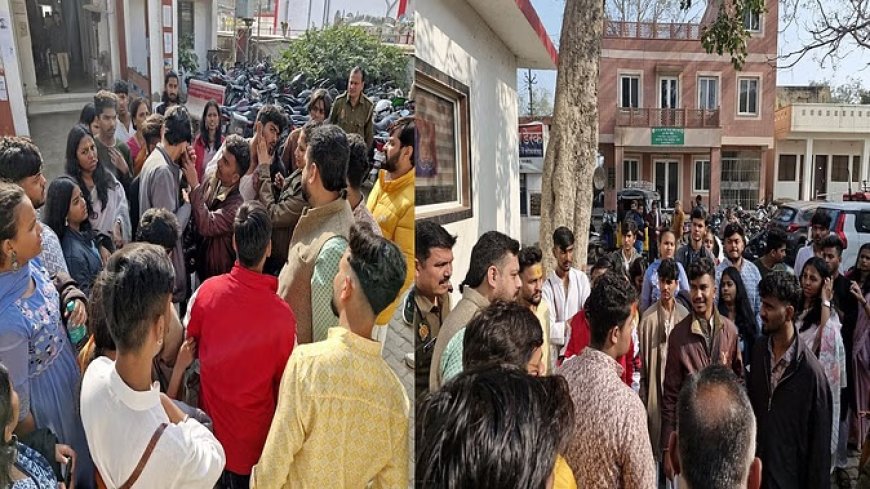 बांकेबिहारी मंदिर में सुरक्षा गार्डों ने बेरहमी से पीटे श्रद्धालु, महिलाओं के बाल पकड़कर खींचे